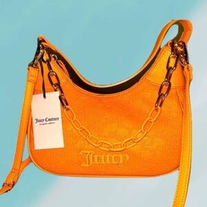 Juicy Couture Apricot Crush “Can’t Tame Her” Shoulder Bag, NWT